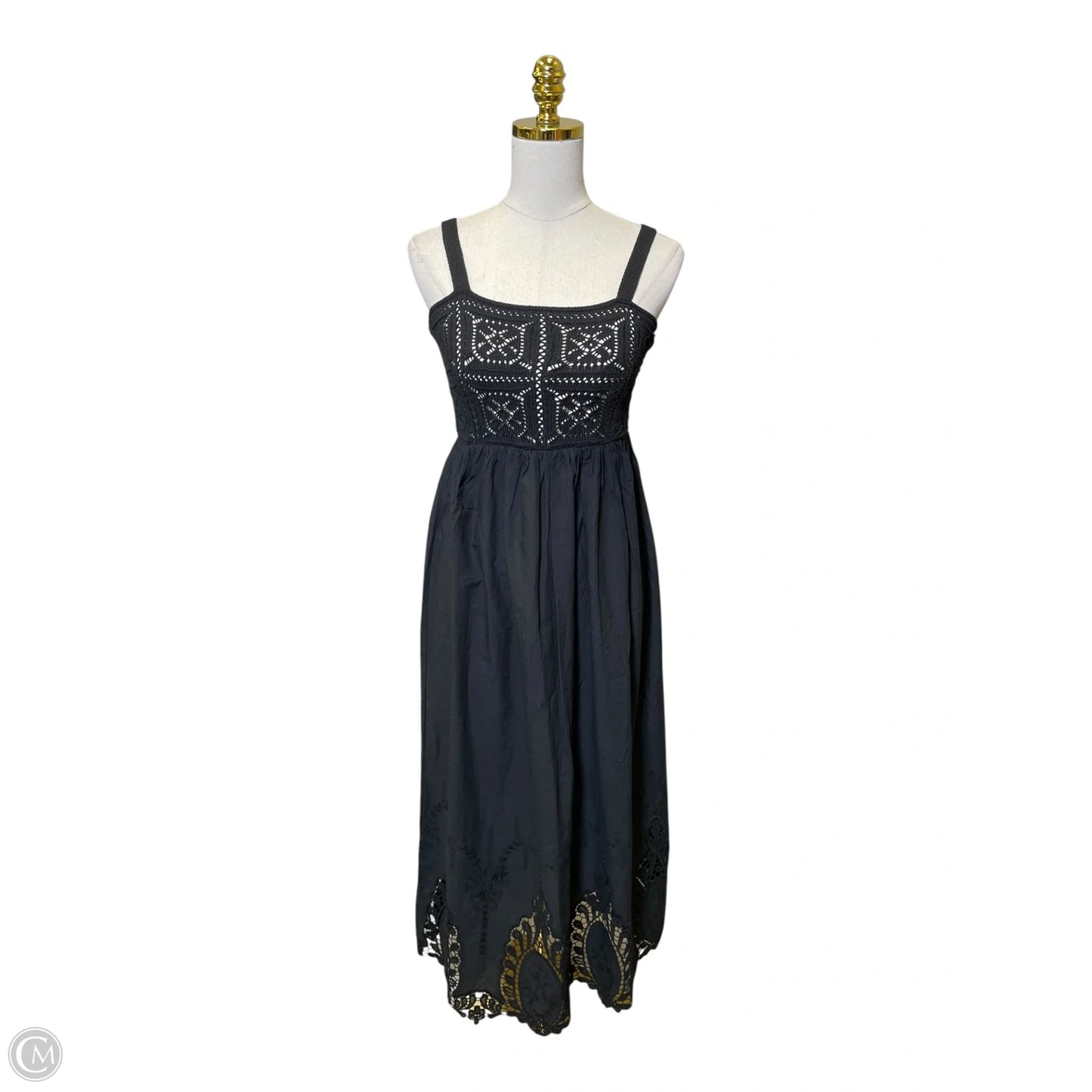 Dress Casual Maxi By Zara In Black, Size: S