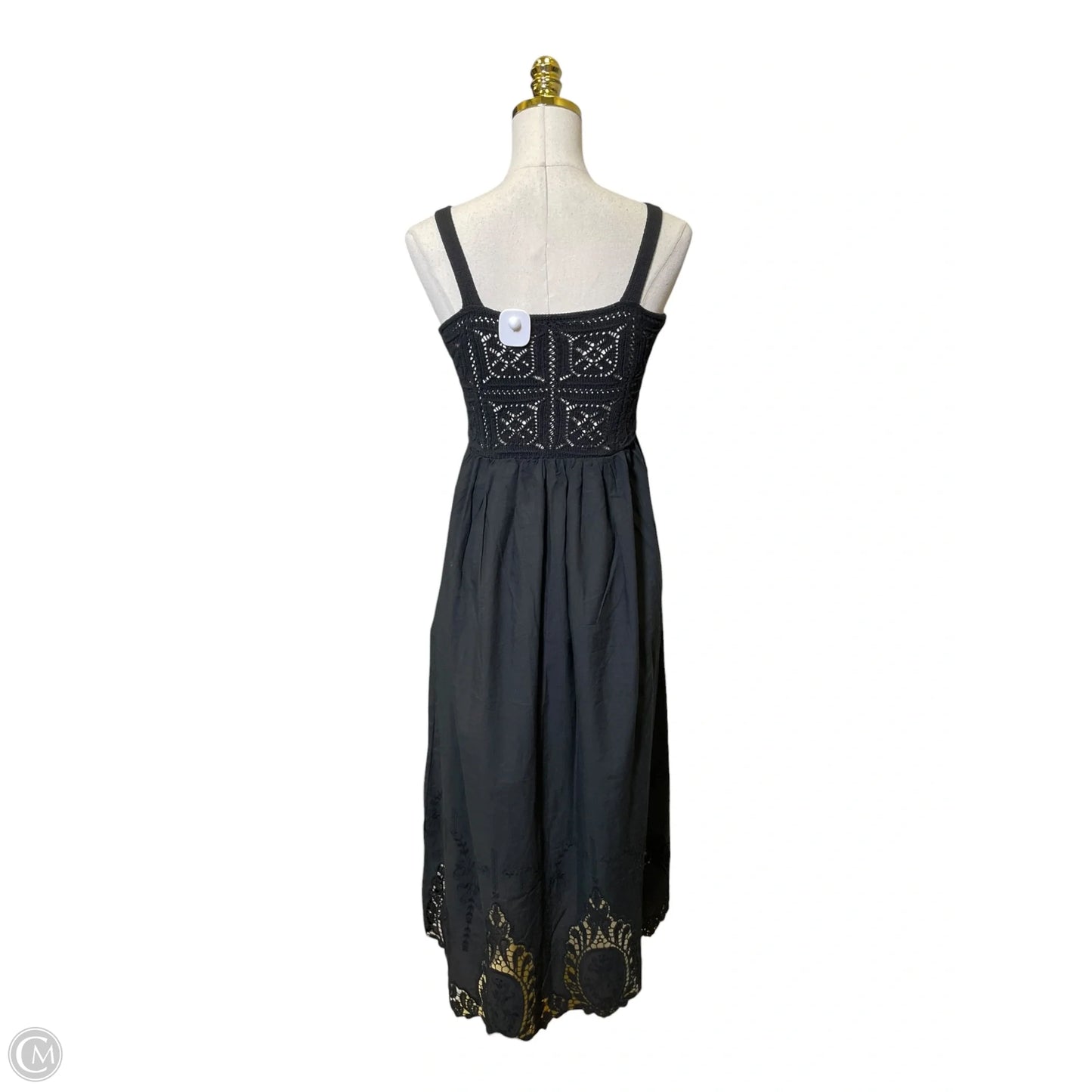 Dress Casual Maxi By Zara In Black, Size: S