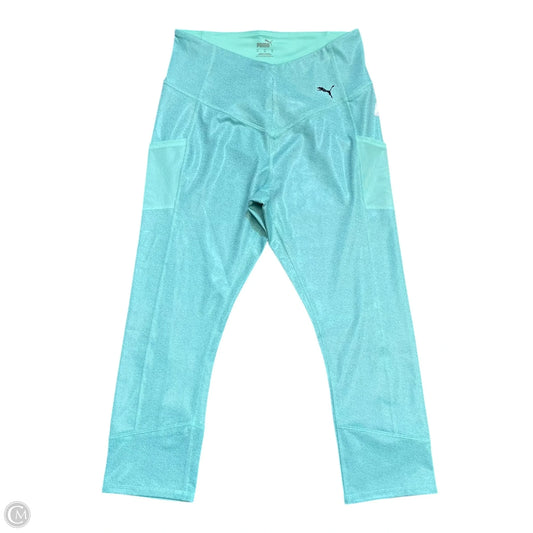 Athletic Capris By Puma In Blue, Size: M