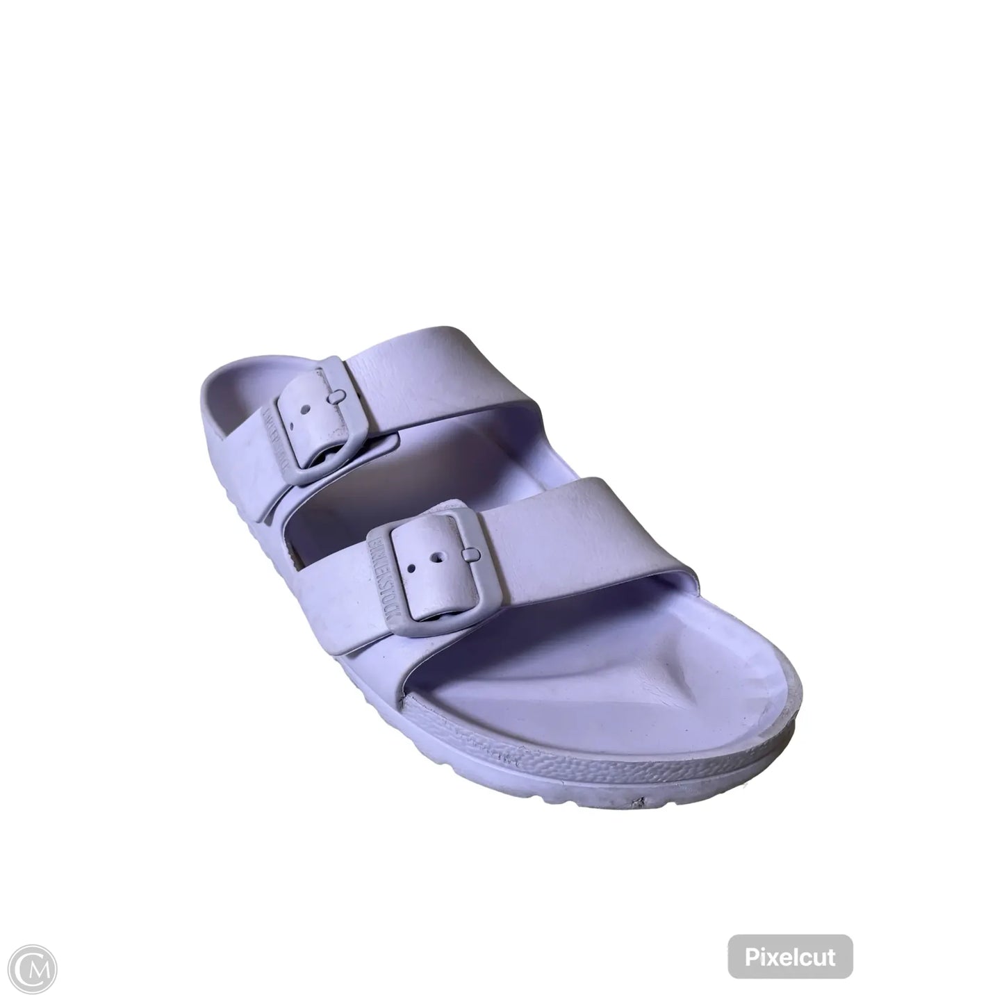 Sandals Flats By Birkenstock In Purple, Size: 10