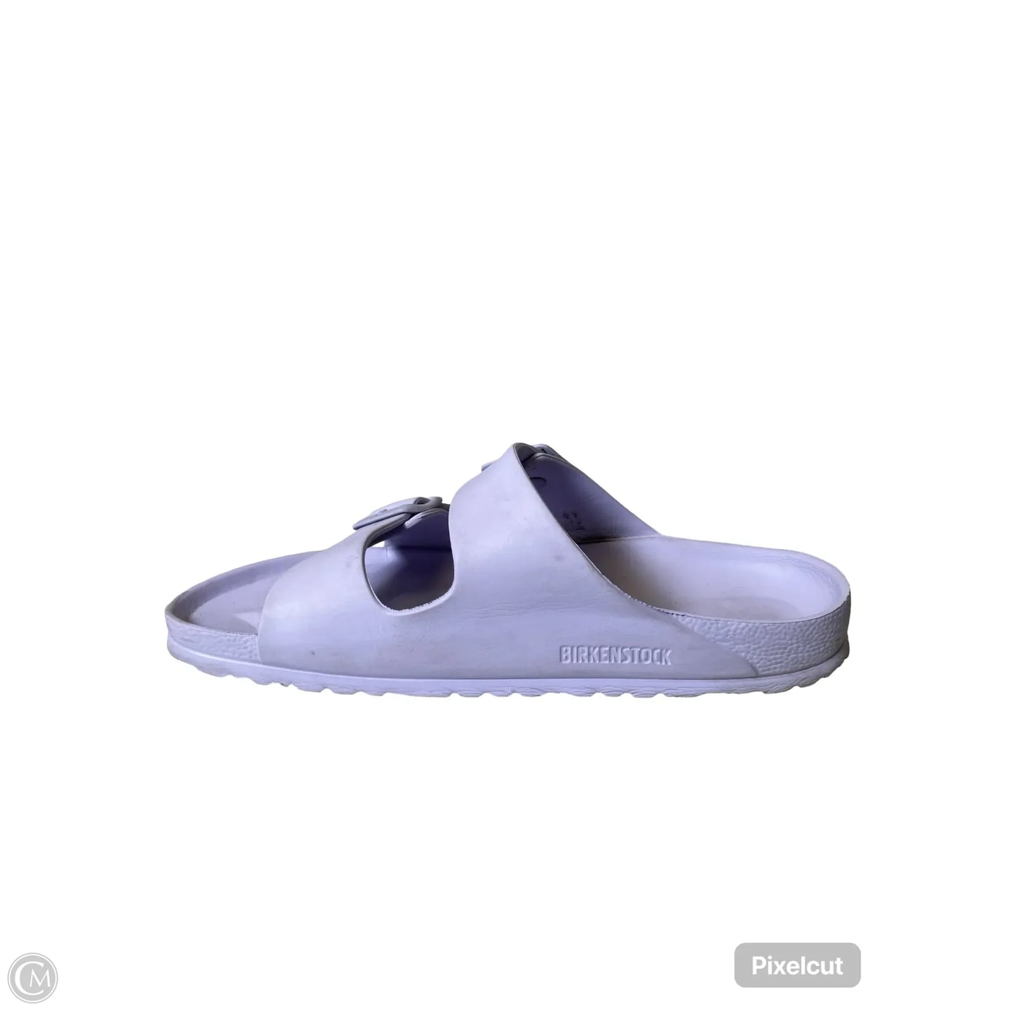 Sandals Flats By Birkenstock In Purple, Size: 10