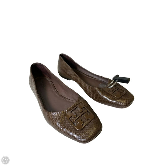 Shoes Designer By Tory Burch In Brown, Size: 8.5