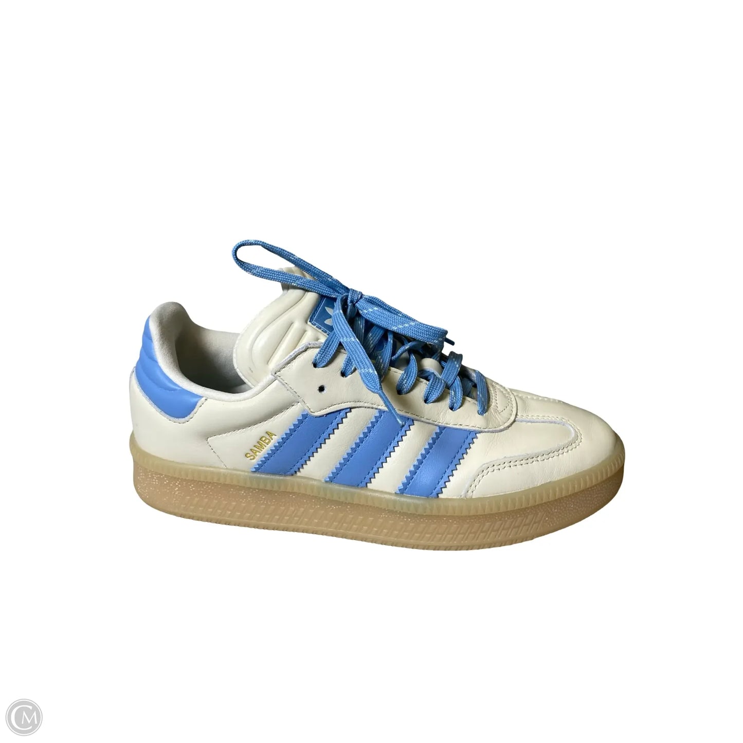 Shoes Athletic By Adidas In Blue & Cream, Size: 9