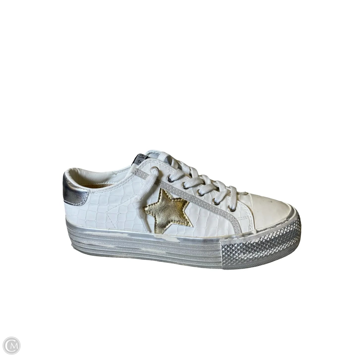Shoes Sneakers By Vintage Havana In White, Size: 8.5