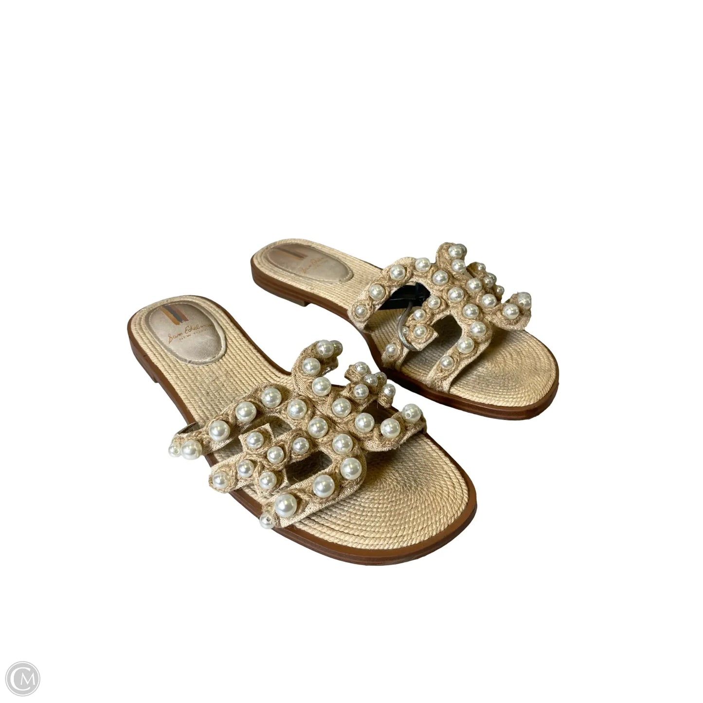 Sandals Flats By Sam Edelman In Beige, Size: 9