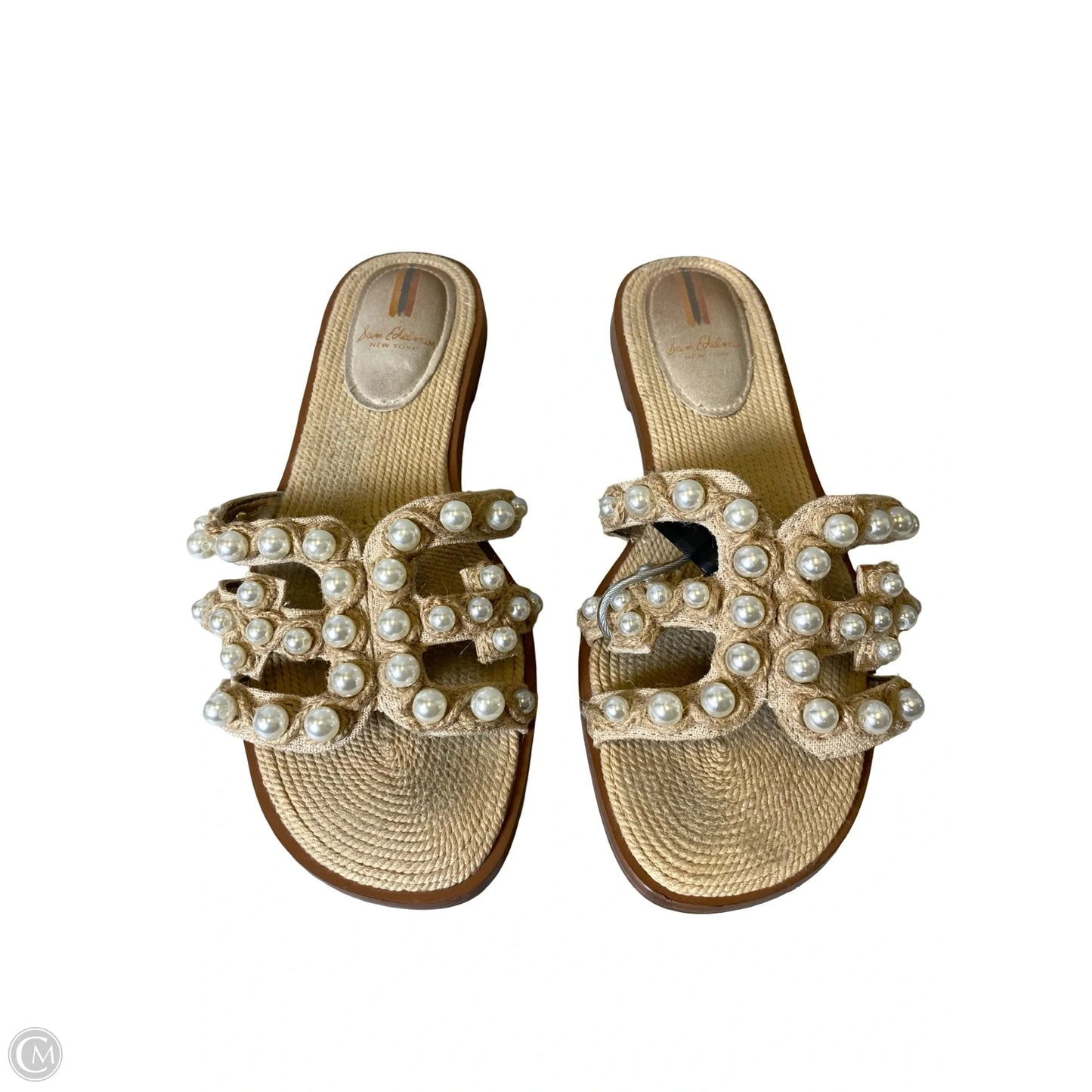 Sandals Flats By Sam Edelman In Beige, Size: 9
