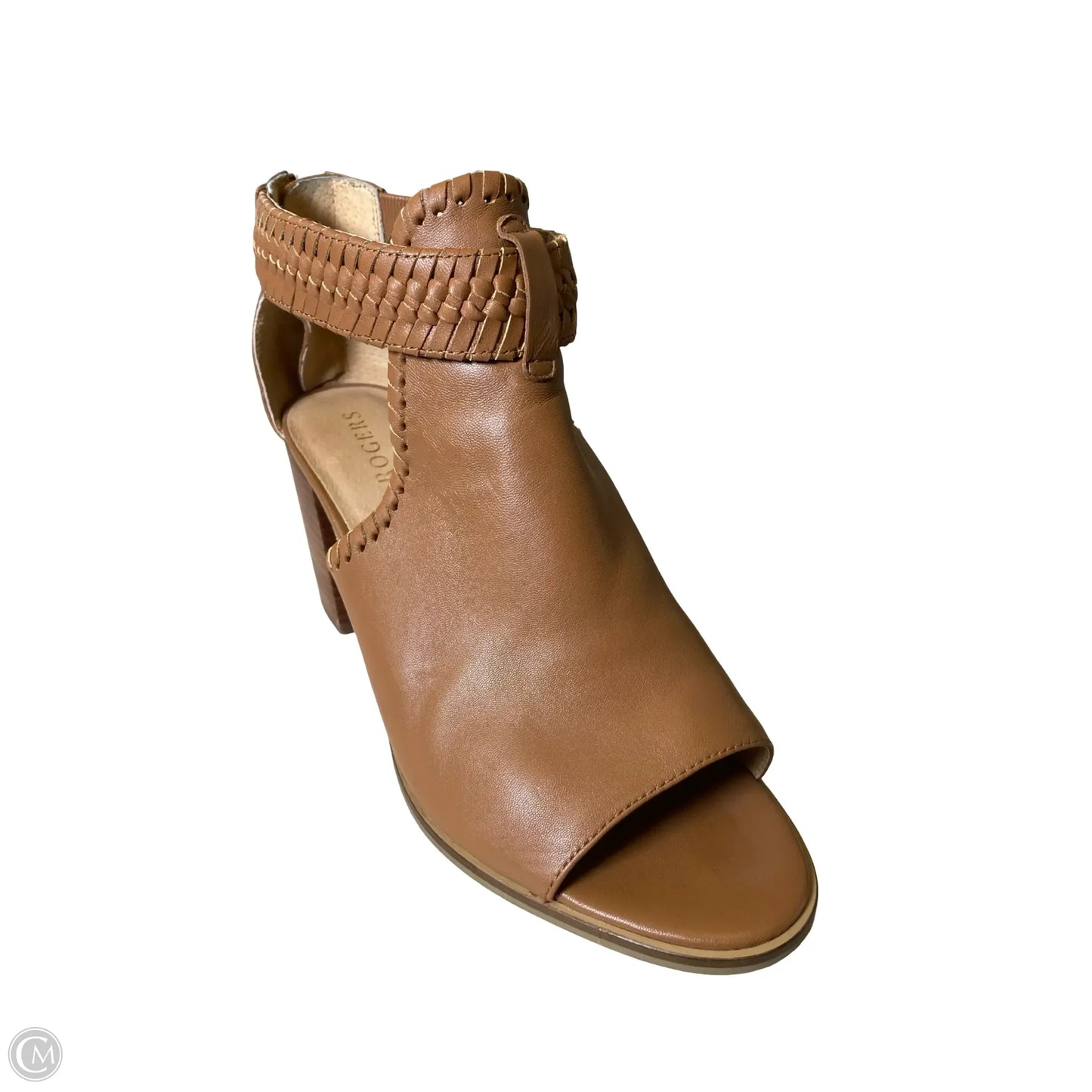 Sandals Heels Block By Jack Rogers In Brown, Size: 9