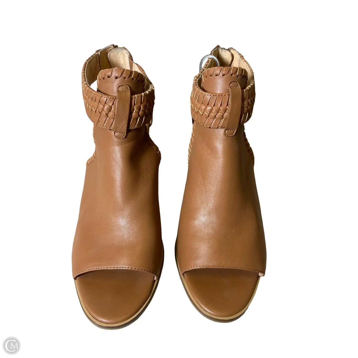 Sandals Heels Block By Jack Rogers In Brown, Size: 9