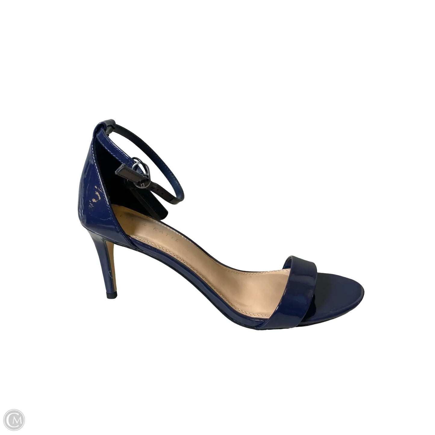 Sandals Heels Stiletto By Kelly And Katie In Navy, Size: 9.5