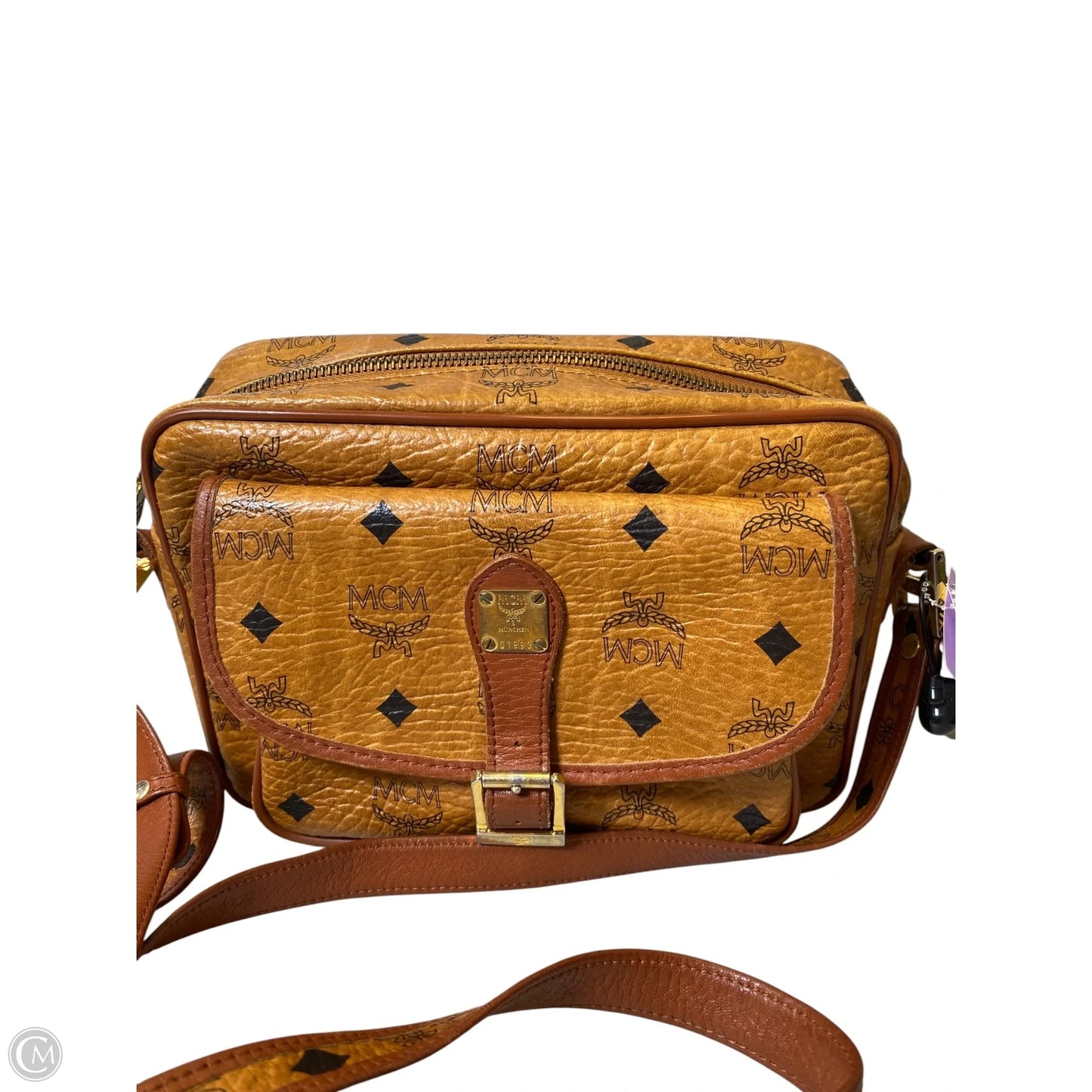 Crossbody Luxury Designer By Mcm, Size: Medium