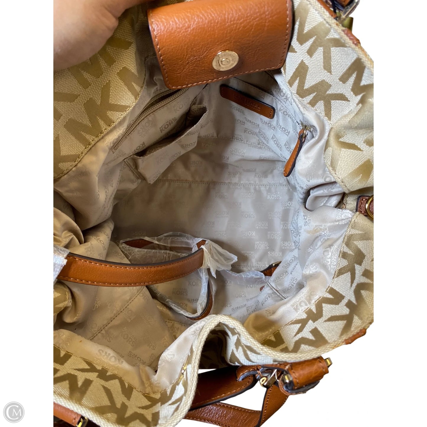 Handbag Designer By Michael Kors, Size: Large