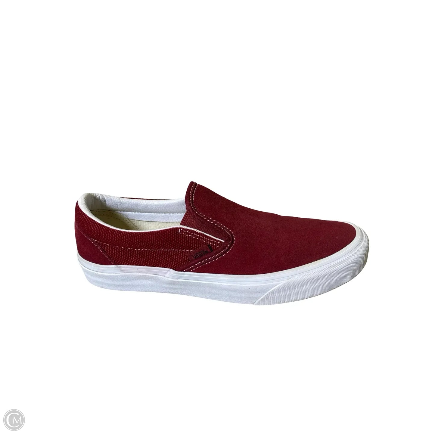 Shoes Flats By Vans In Maroon, Size: 10
