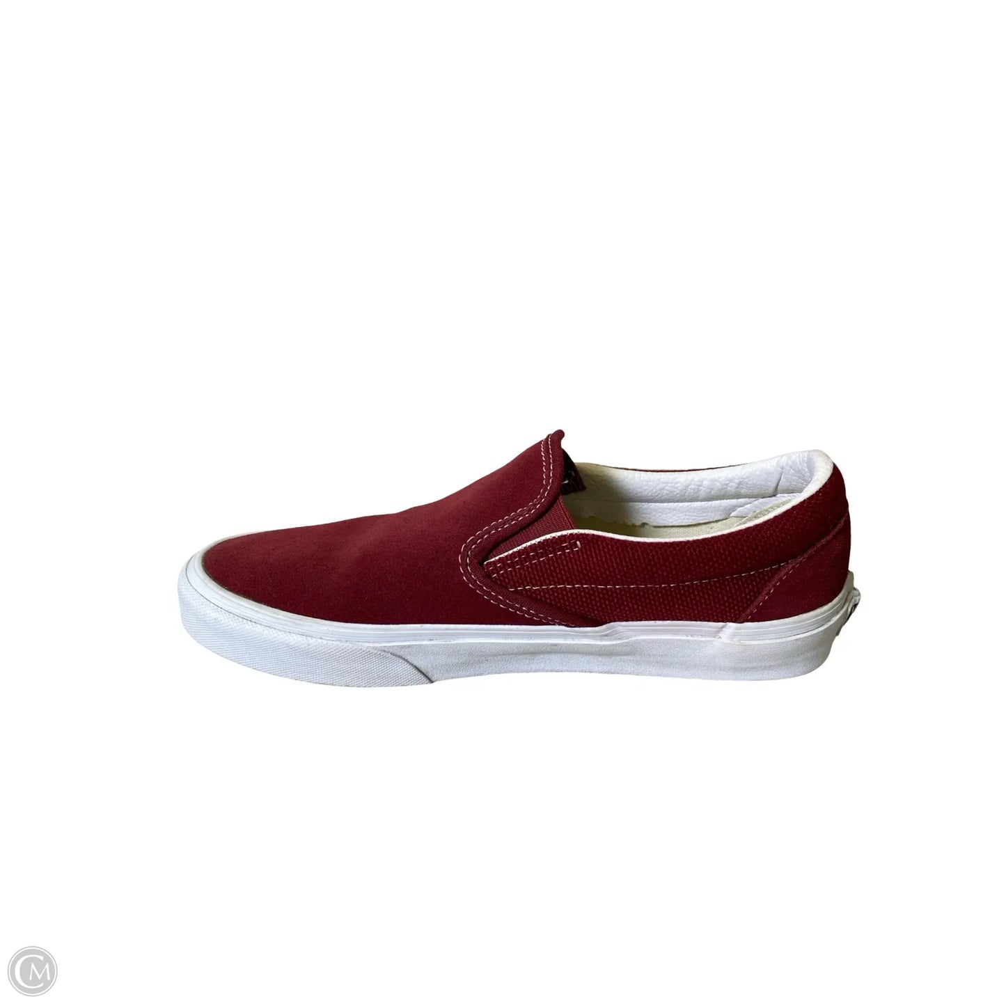 Shoes Flats By Vans In Maroon, Size: 10