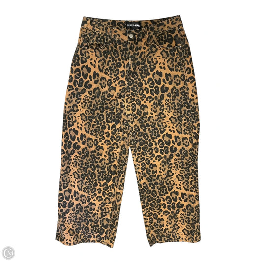 Jeans Wide Leg By Fashion Nova In Animal Print, Size: 8