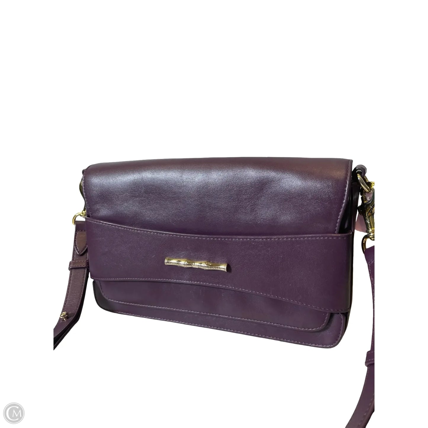 Handbag Leather By Clothes Mentor, Size: Medium