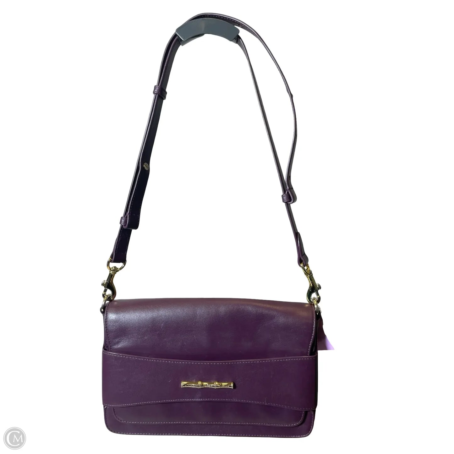 Handbag Leather By Clothes Mentor, Size: Medium