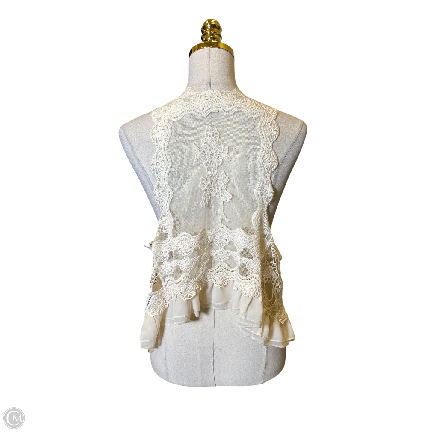 Vest Other By Umgee In Cream, Size: M
