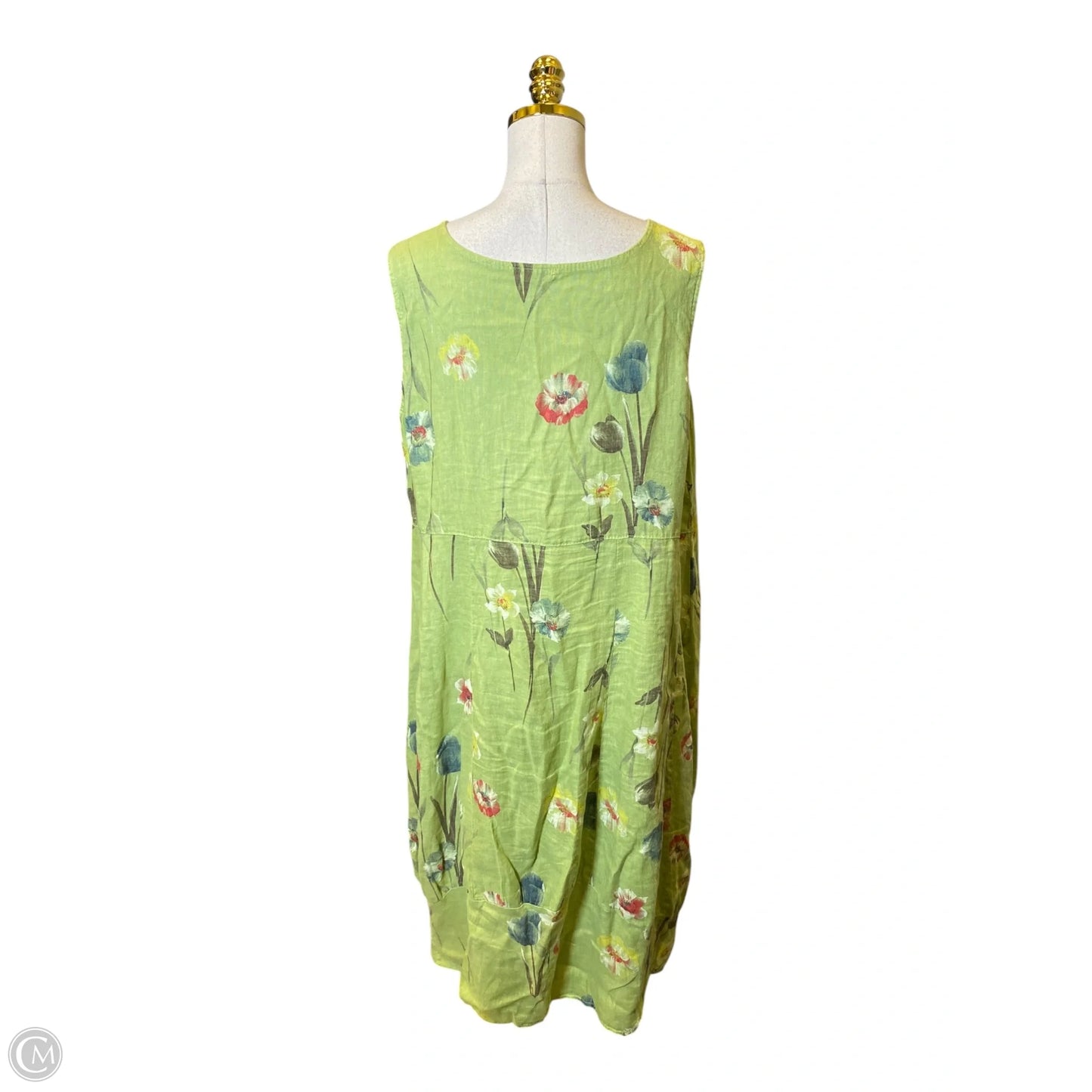 Dress Casual Midi By Clothes Mentor In Floral Print, Size: Xl