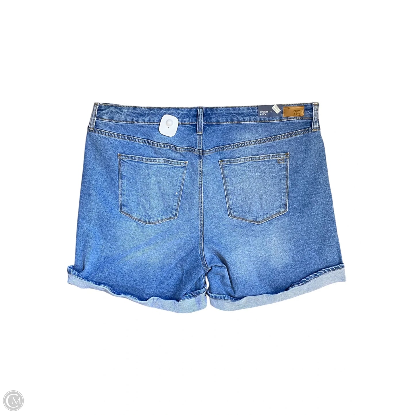 Shorts By Crown And Ivy In Blue Denim, Size: 18