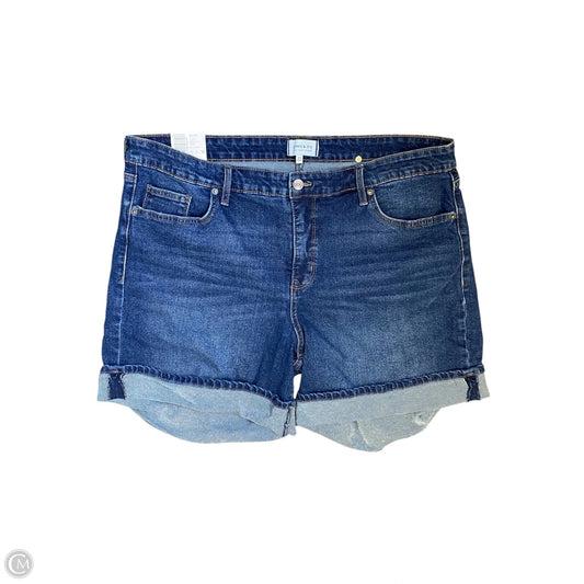 Shorts By Crown And Ivy In Blue Denim, Size: 18