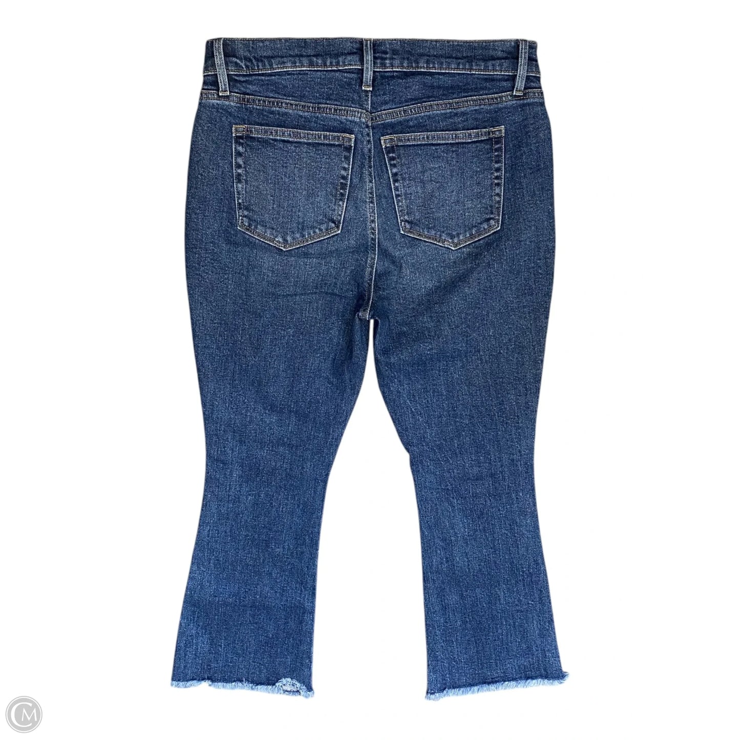 Jeans Cropped By Loft In Blue Denim, Size: 4p