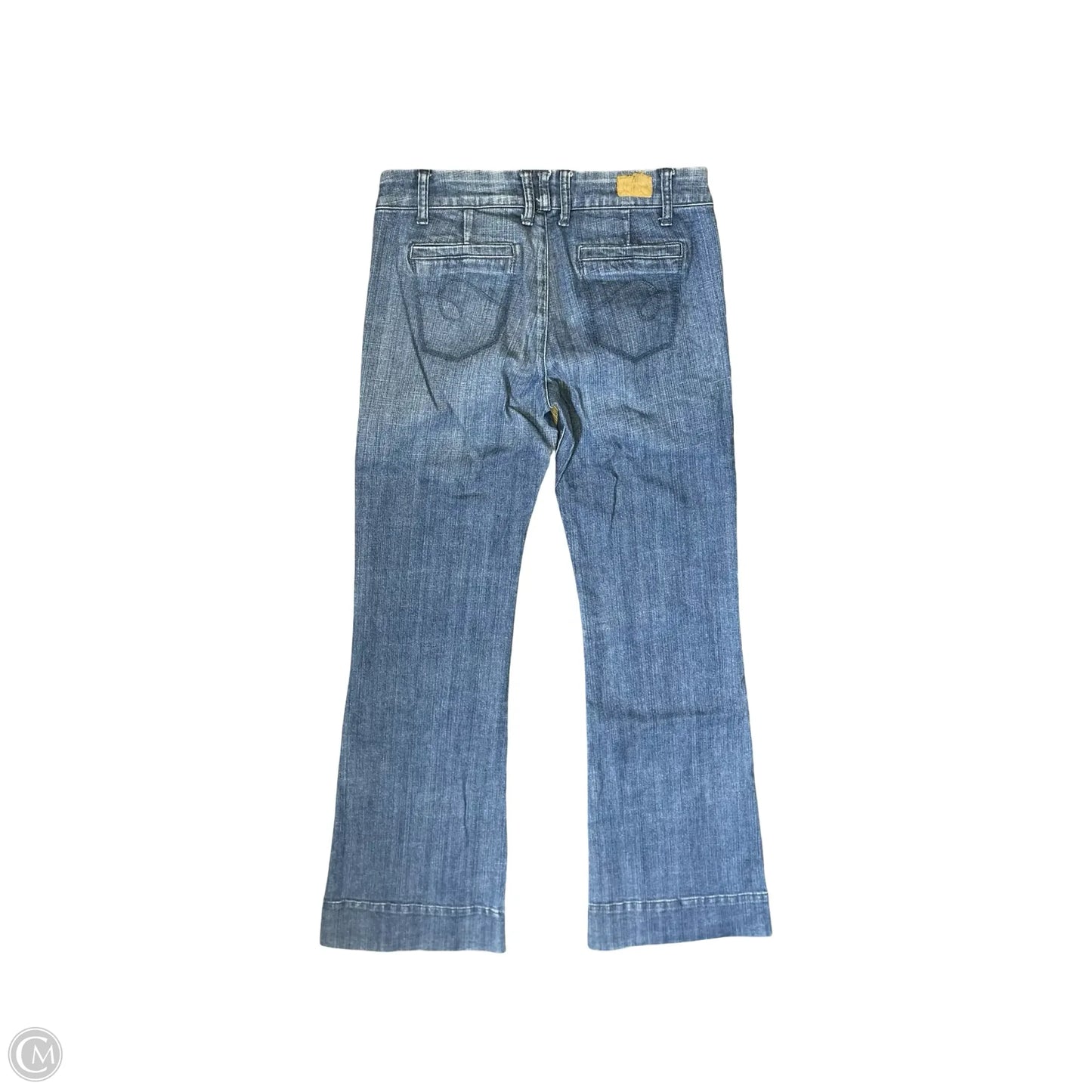 Jeans Wide Leg By See Thru Soul In Blue Denim, Size: 8