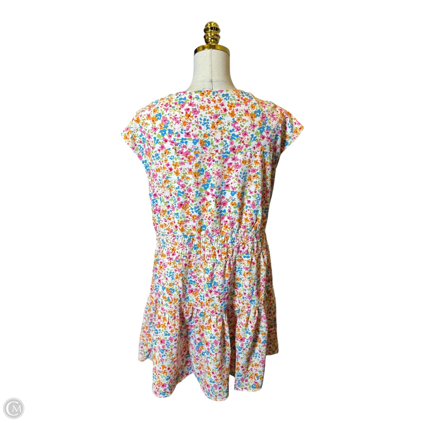 Dress Casual Short By Clothes Mentor In Floral Print, Size: L