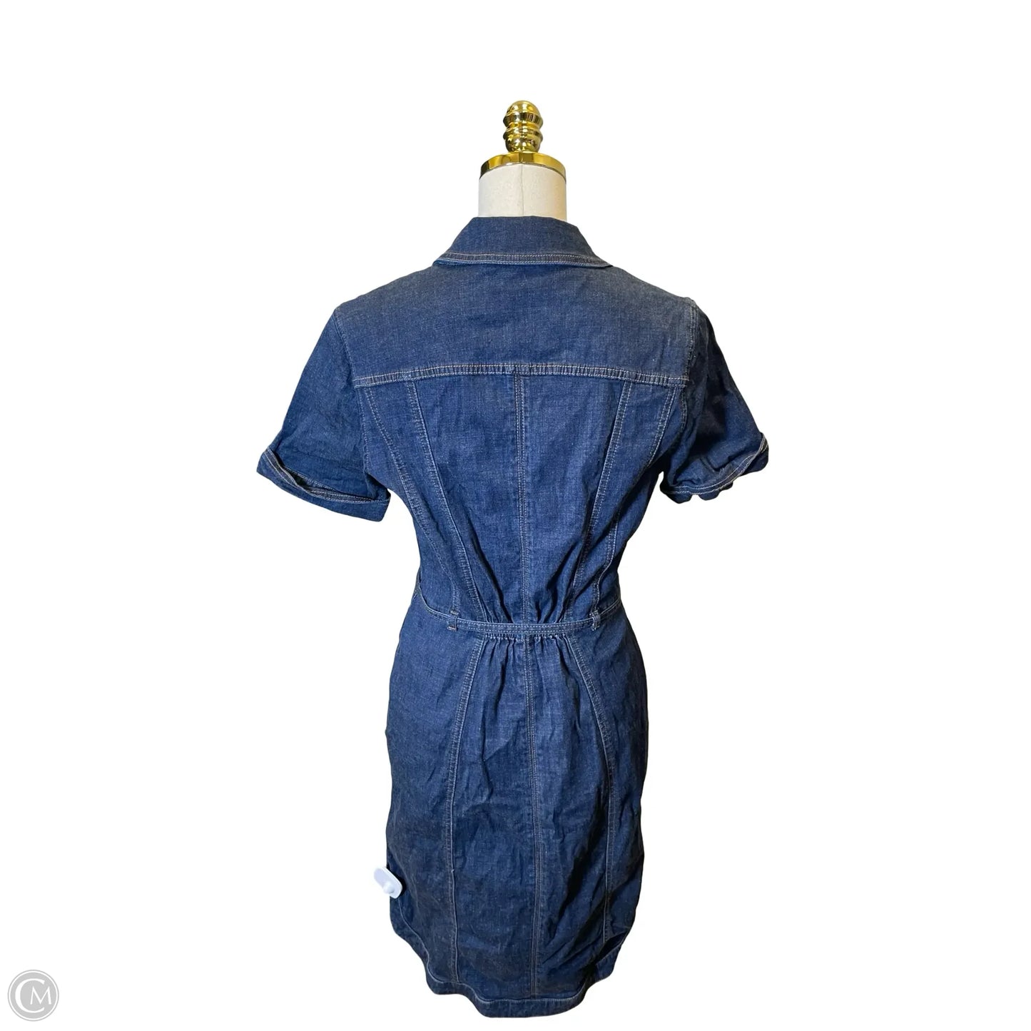 Dress Casual Short By White House Black Market In Blue Denim, Size: 8