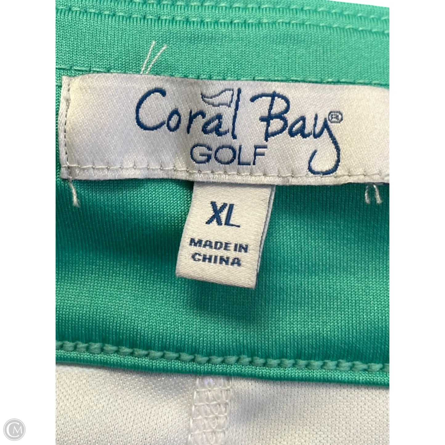 Skort By Coral Bay In Green, Size: Xl