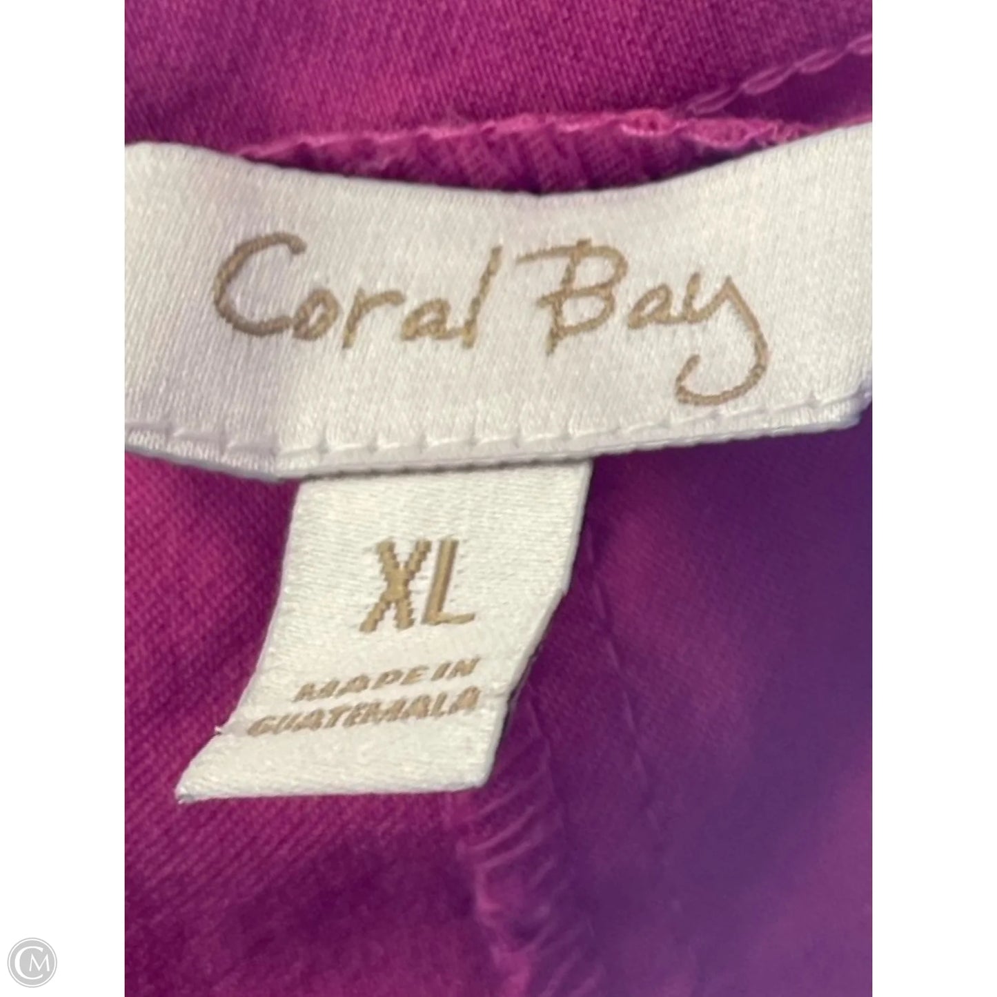 Skort By Coral Bay In Pink, Size: Xl