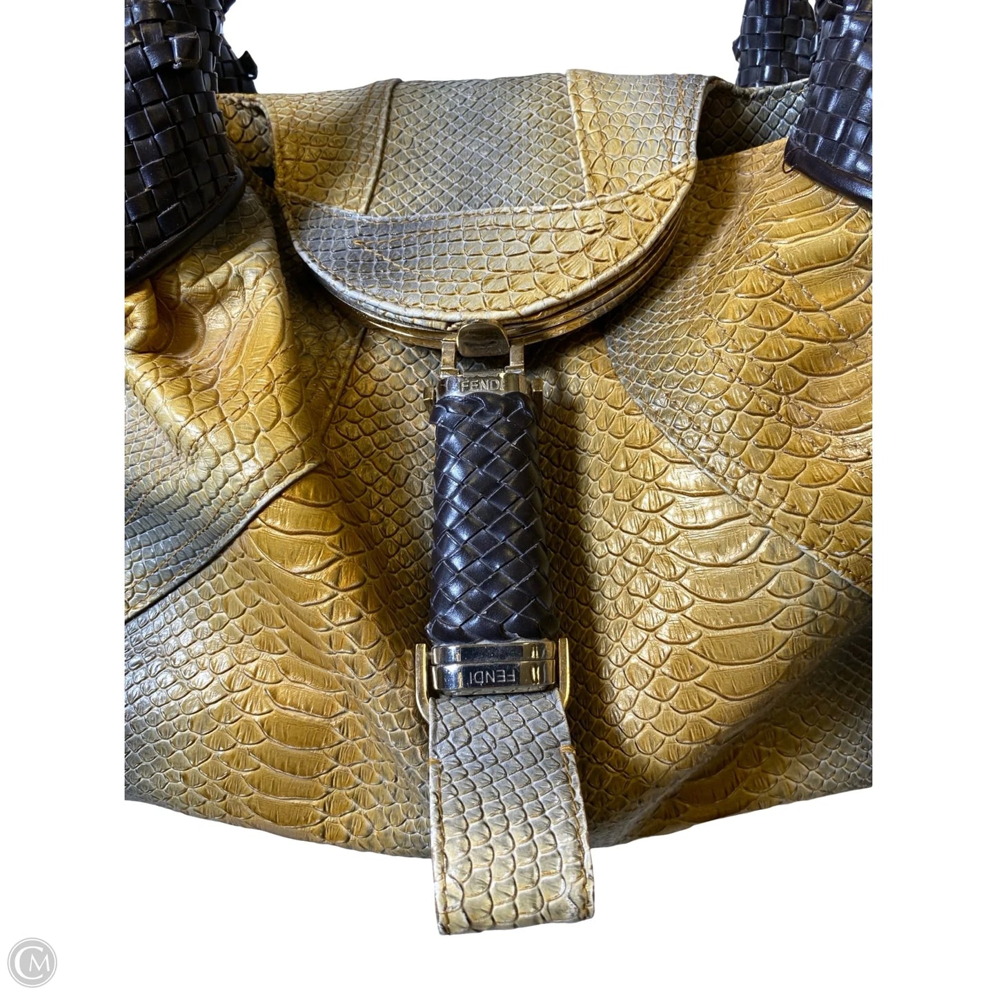 Handbag Luxury Designer By Fendi, Size: Medium