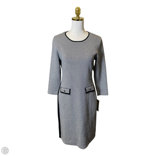 Dress Sweater By Marc New York In Black & White, Size: M