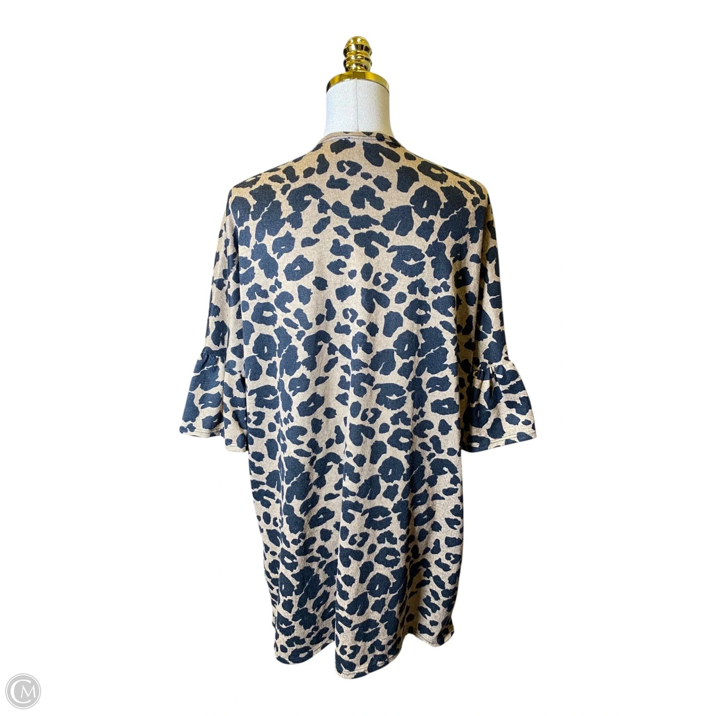 Cardigan By Clothes Mentor In Animal Print, Size: M