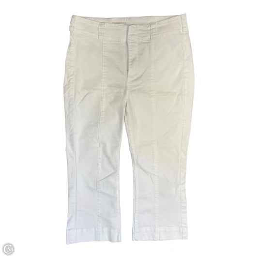 Jeans Cropped By Pilcro In Cream, Size: 8