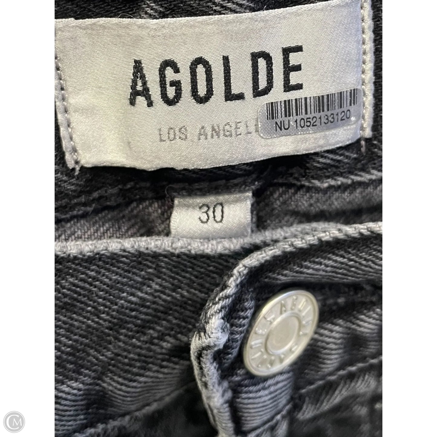 Jeans Straight By Agolde In Grey, Size: 10