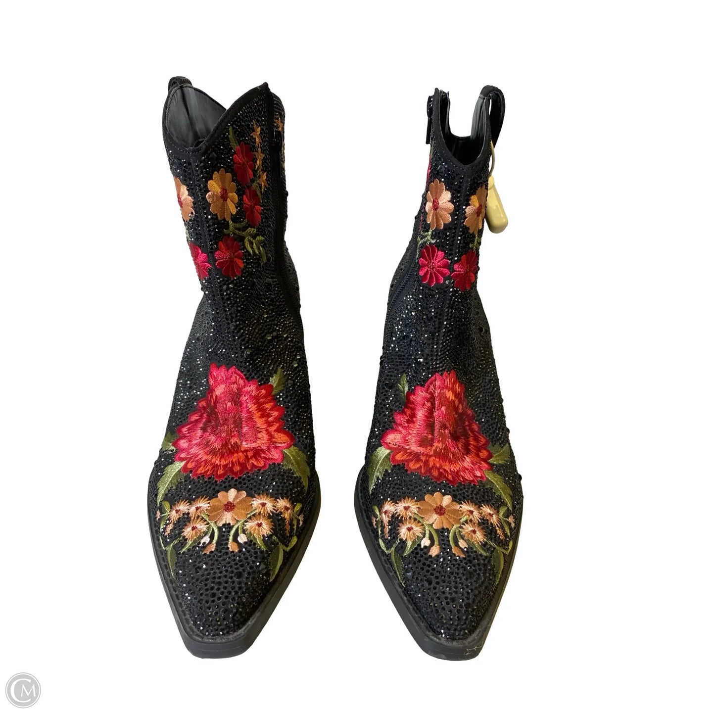Boots Western By Inc In Floral Print, Size: 10