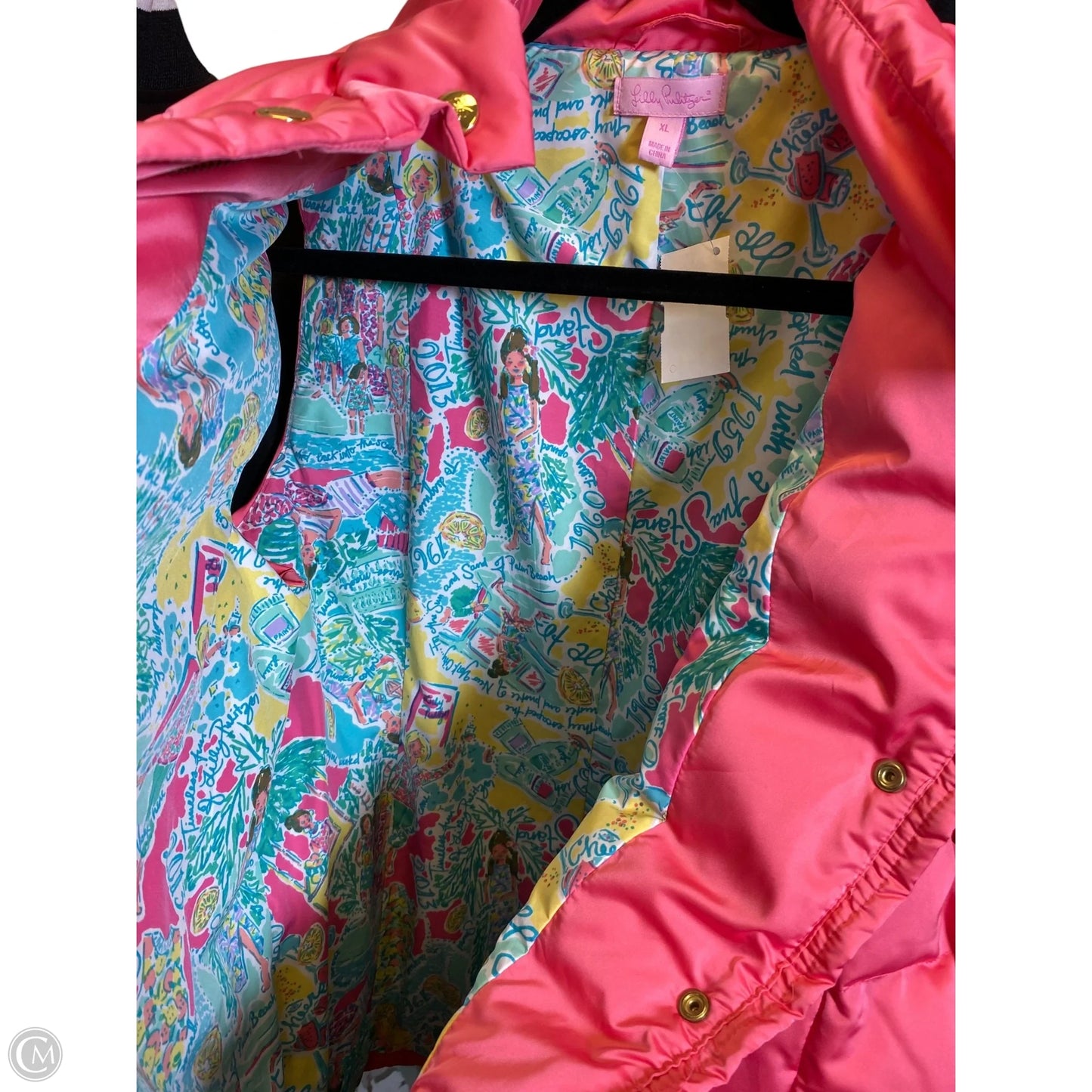 Vest Designer By Lilly Pulitzer In Pink, Size: XL