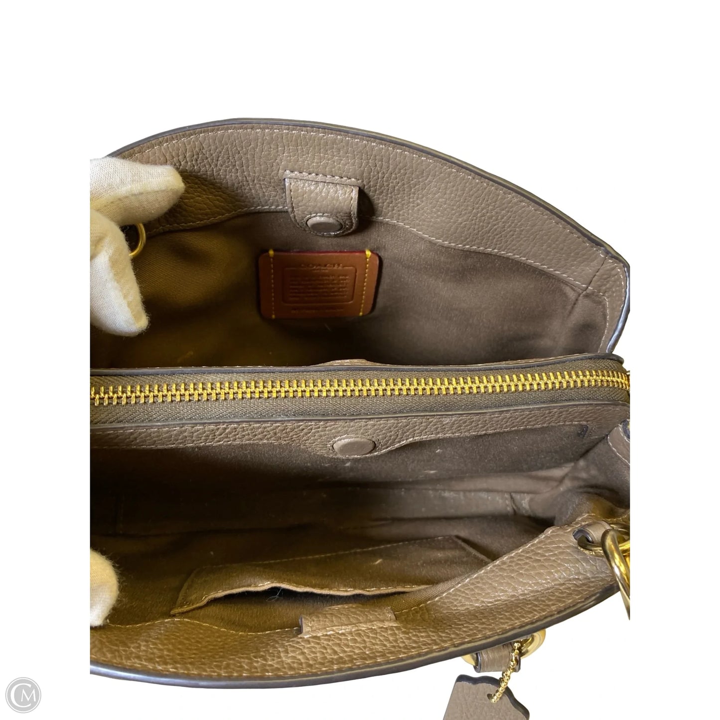 Handbag Designer By Coach, Size: Medium