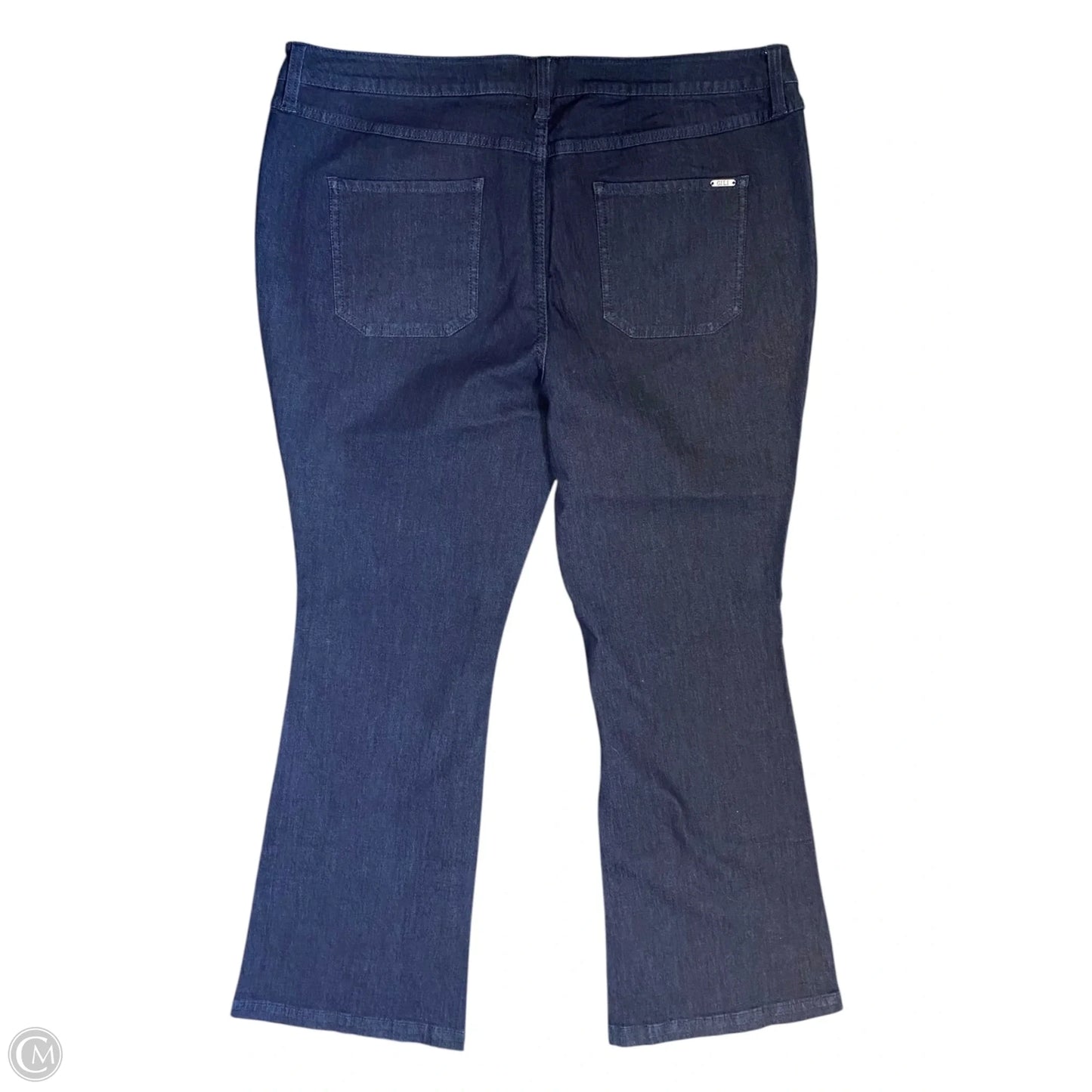 Jeans Flared By Gilli In Navy, Size: 18