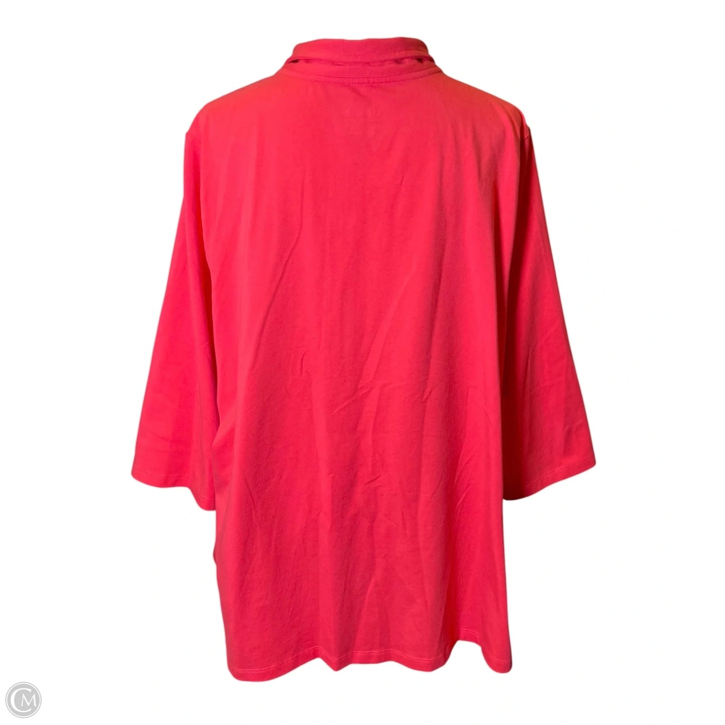 Cardigan By D&co. In Orange, Size: 2x