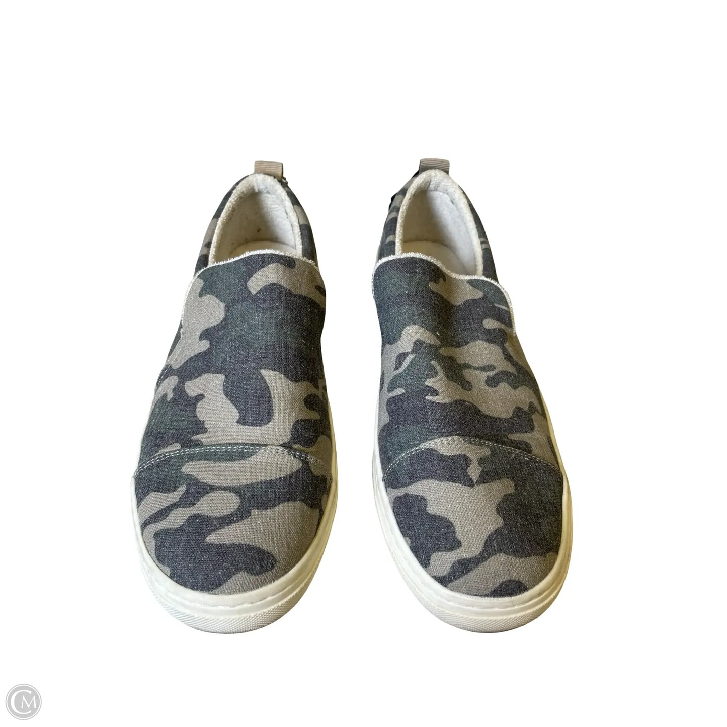 Shoes Flats By Skechers In Camouflage Print, Size: 10