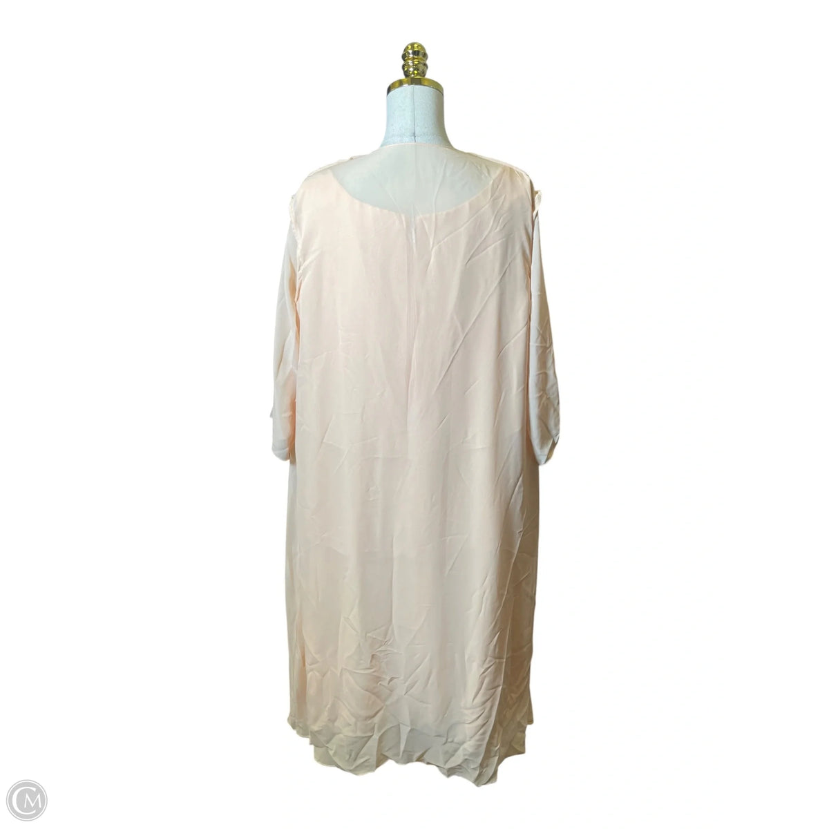 Dress Set 2pc By Clothes Mentor In Peach, Size: 1x