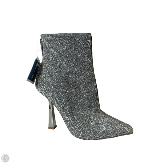 Shoes Heels Stiletto By Steve Madden In Silver, Size: 6.5