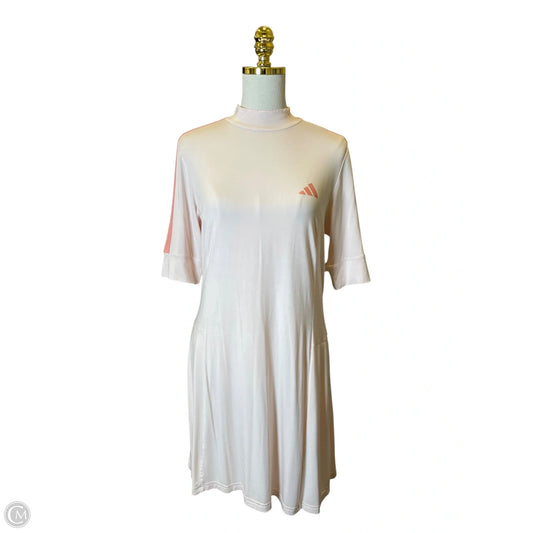 Athletic Dress By Adidas In Orange, Size: L