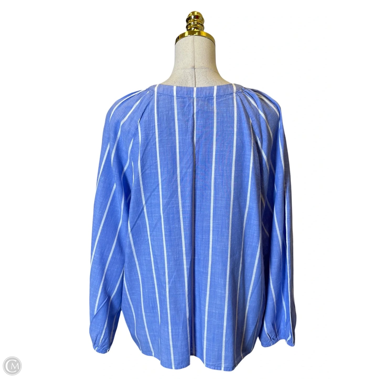 Top Long Sleeve By J. Crew In Striped Pattern, Size: L