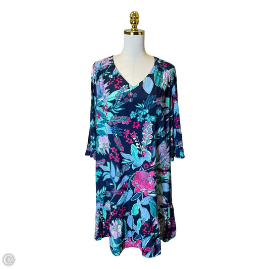 Dress Casual Midi By Chicos In Multi-colored, Size: M