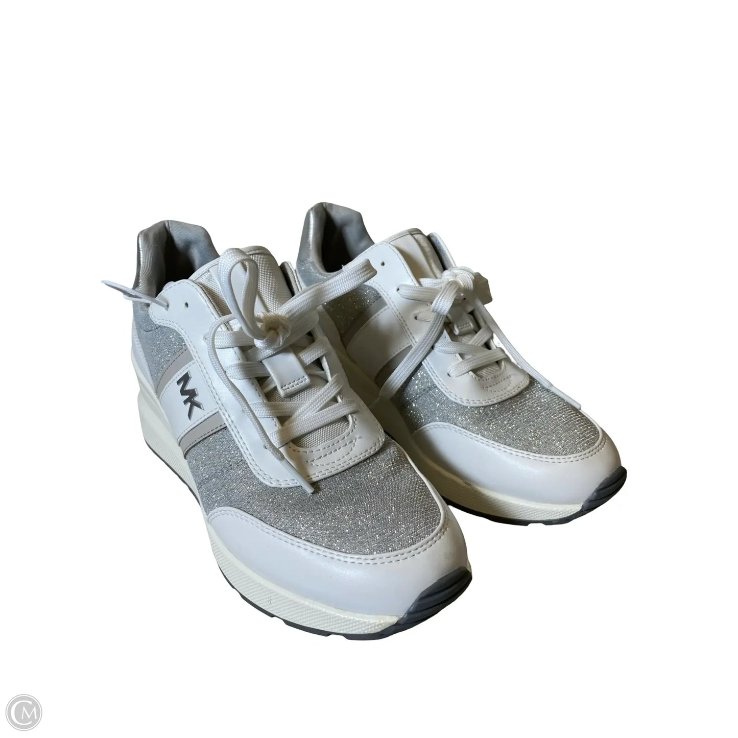 Shoes Designer By Michael Kors In White, Size: 9