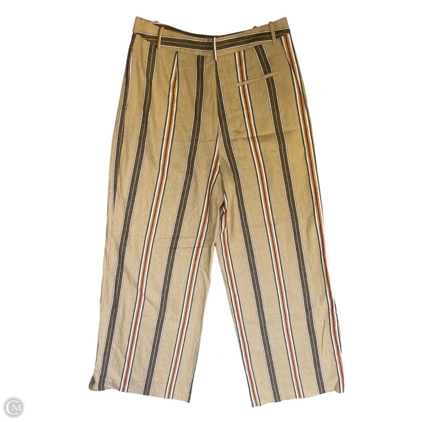 Pants Wide Leg By Worthington In Striped Pattern, Size: 14