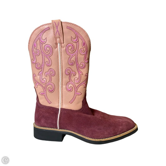 Boots Western By  TWISTED X In Pink & Purple, Size: 9.5