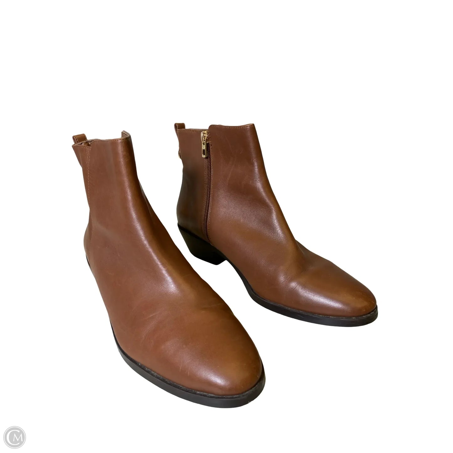 Boots Designer By Coach In Brown, Size: 10